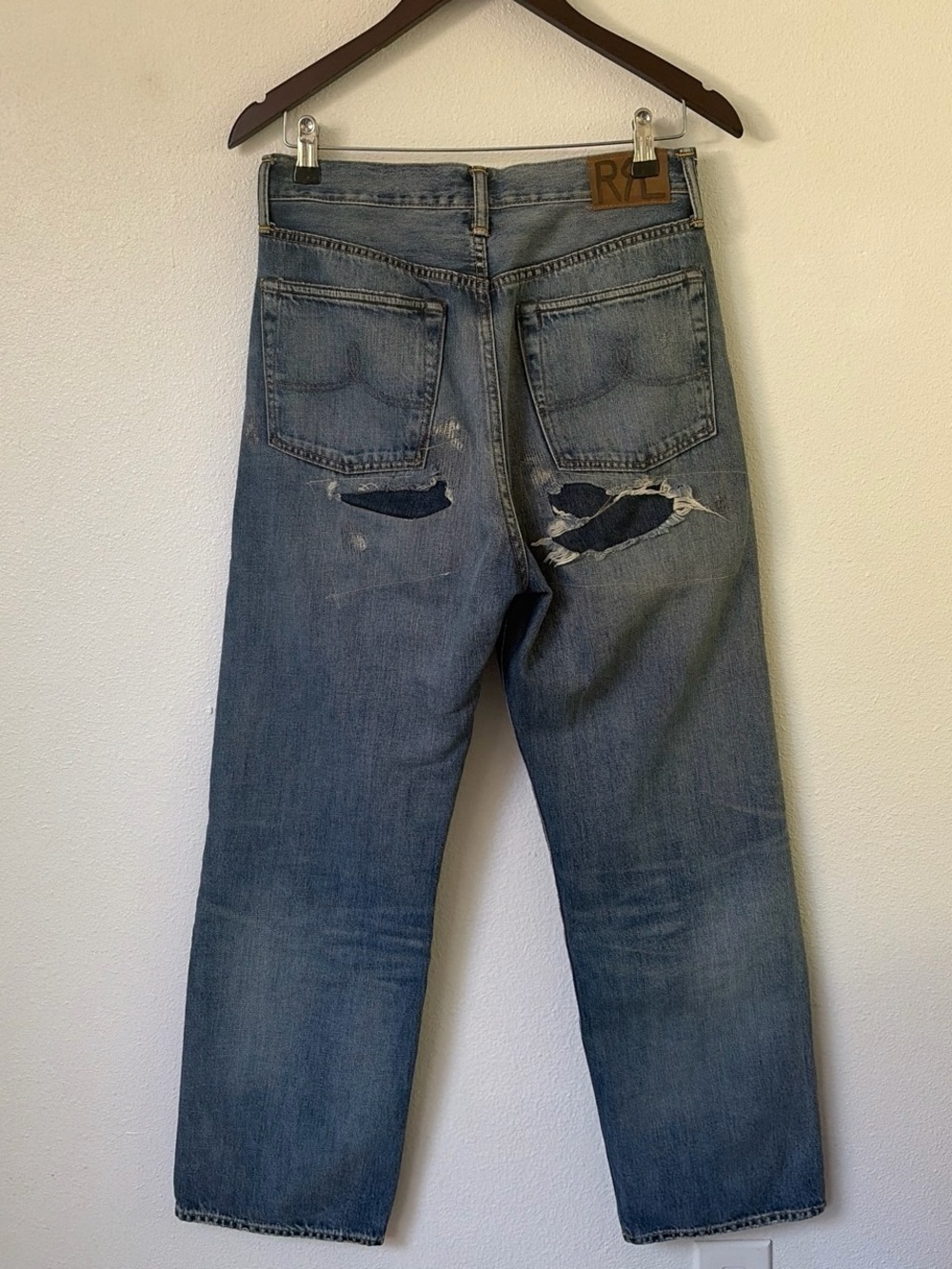 Ralph Lauren RRL | High Boy Fit Repaired Heyland Jean - Picture 4 of 10